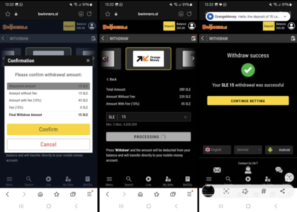 Deposit Methods